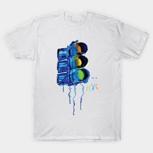 NYC Painted Traffic Light T-Shirt